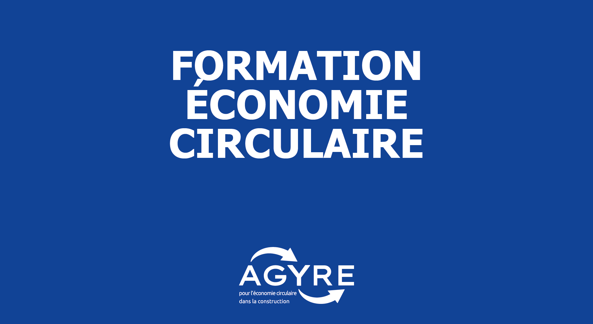 formation économie circulaire