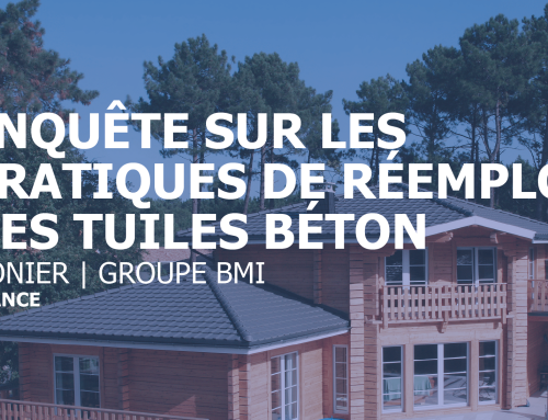 Enquête sur les pratiques de réemploi des tuiles béton en France | Monier Groupe BMI
