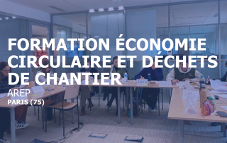 formation économie circulaire déchets de chantier