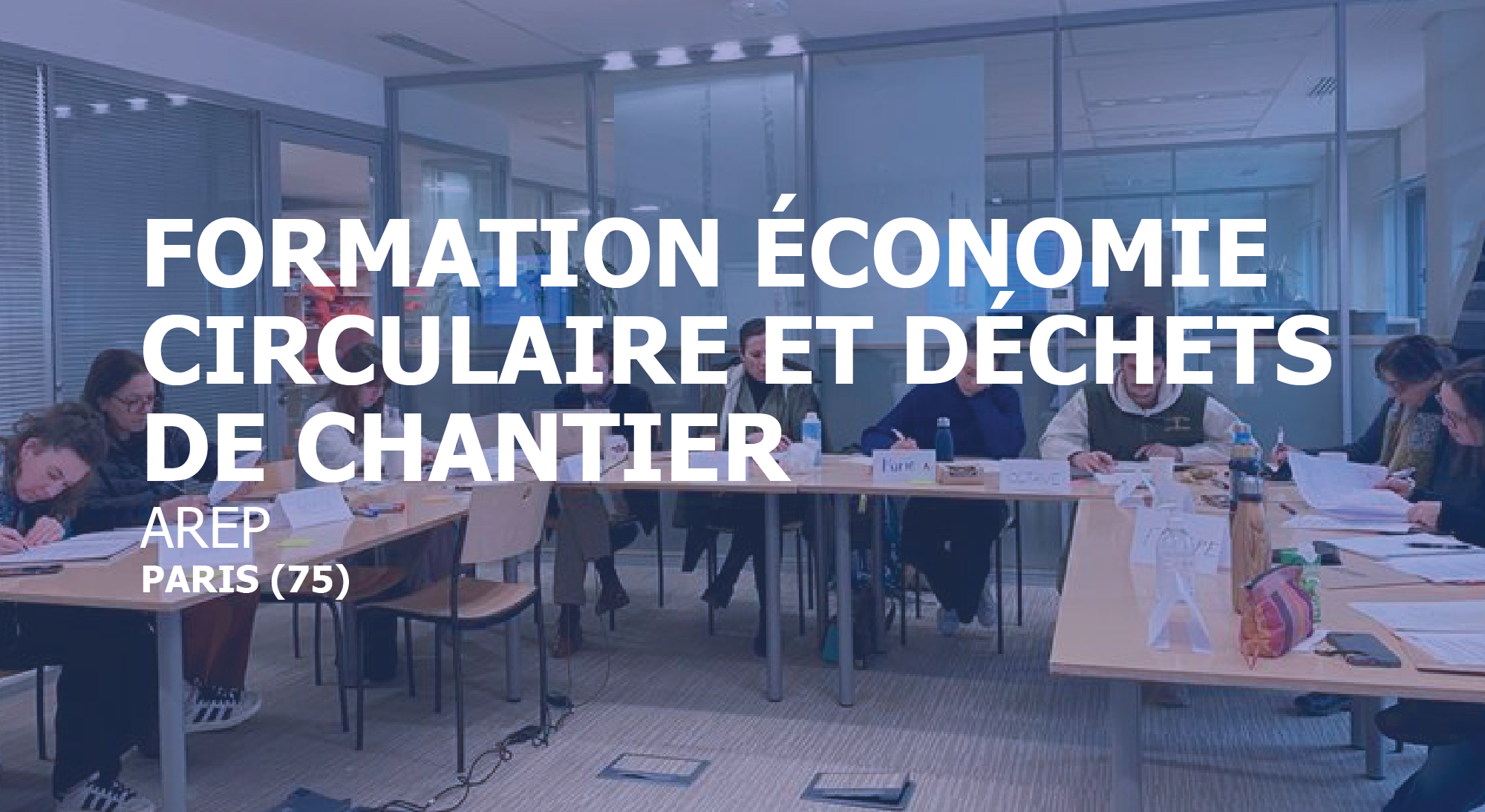 formation économie circulaire déchets de chantier